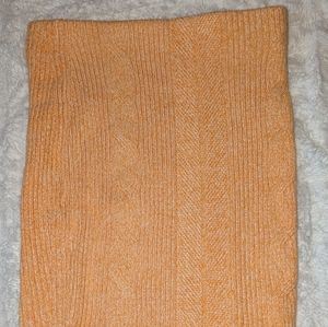 Express orange pencil skirt size medium